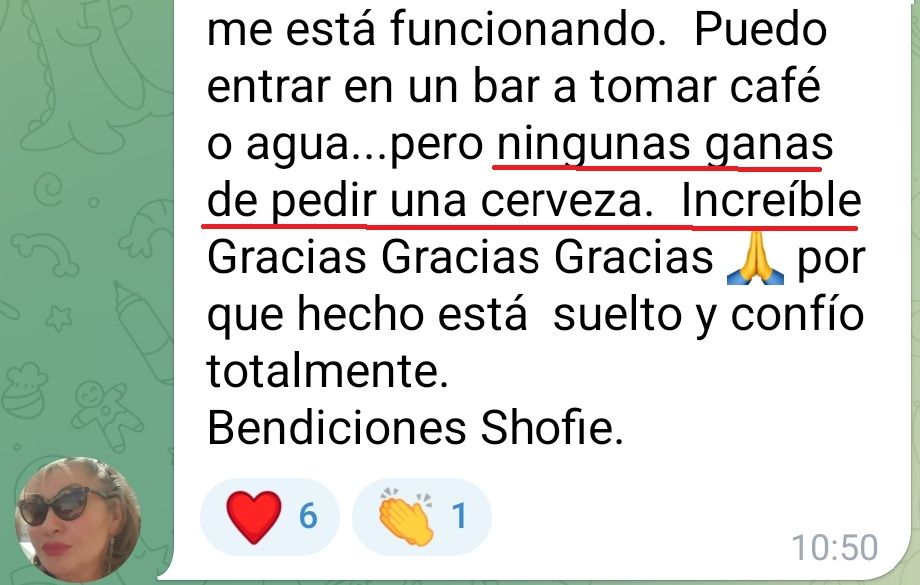 Adicción cerveza superada