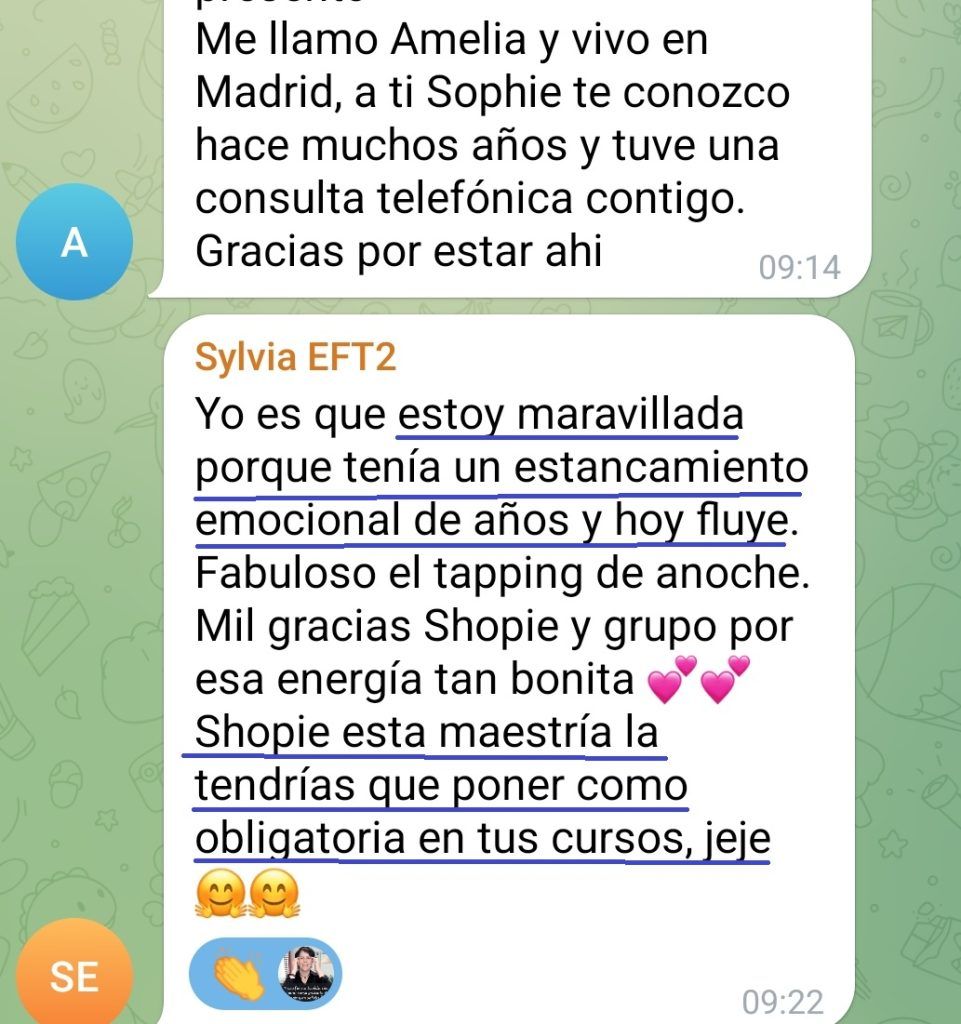 Bloqueo emocional de hace años