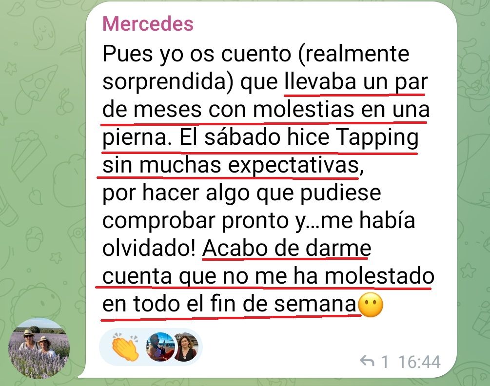 Desaparece molestia de 2 meses
