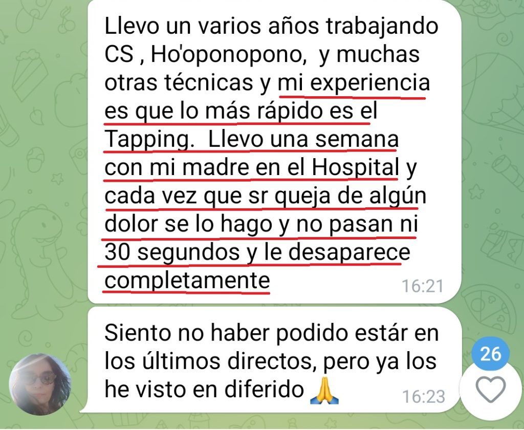 Desaparecen dolores en 30 segundos