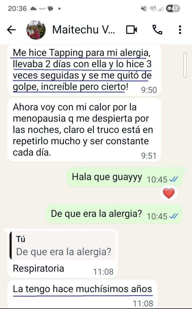 Se quita alergia