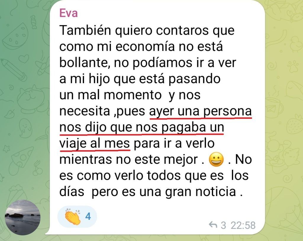 Un viaje al mes, pagado